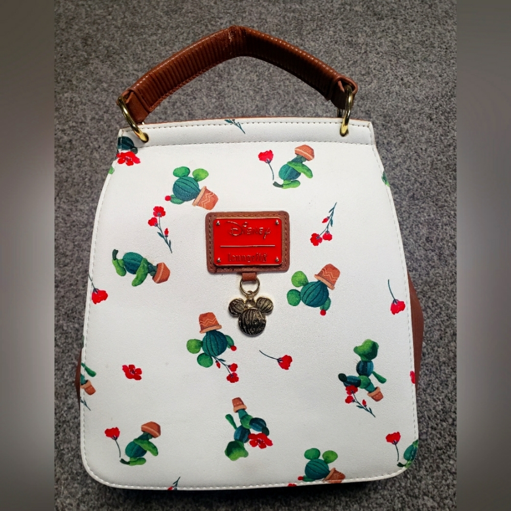 Disney Loungefly Mickey and friends cactus mini backpack